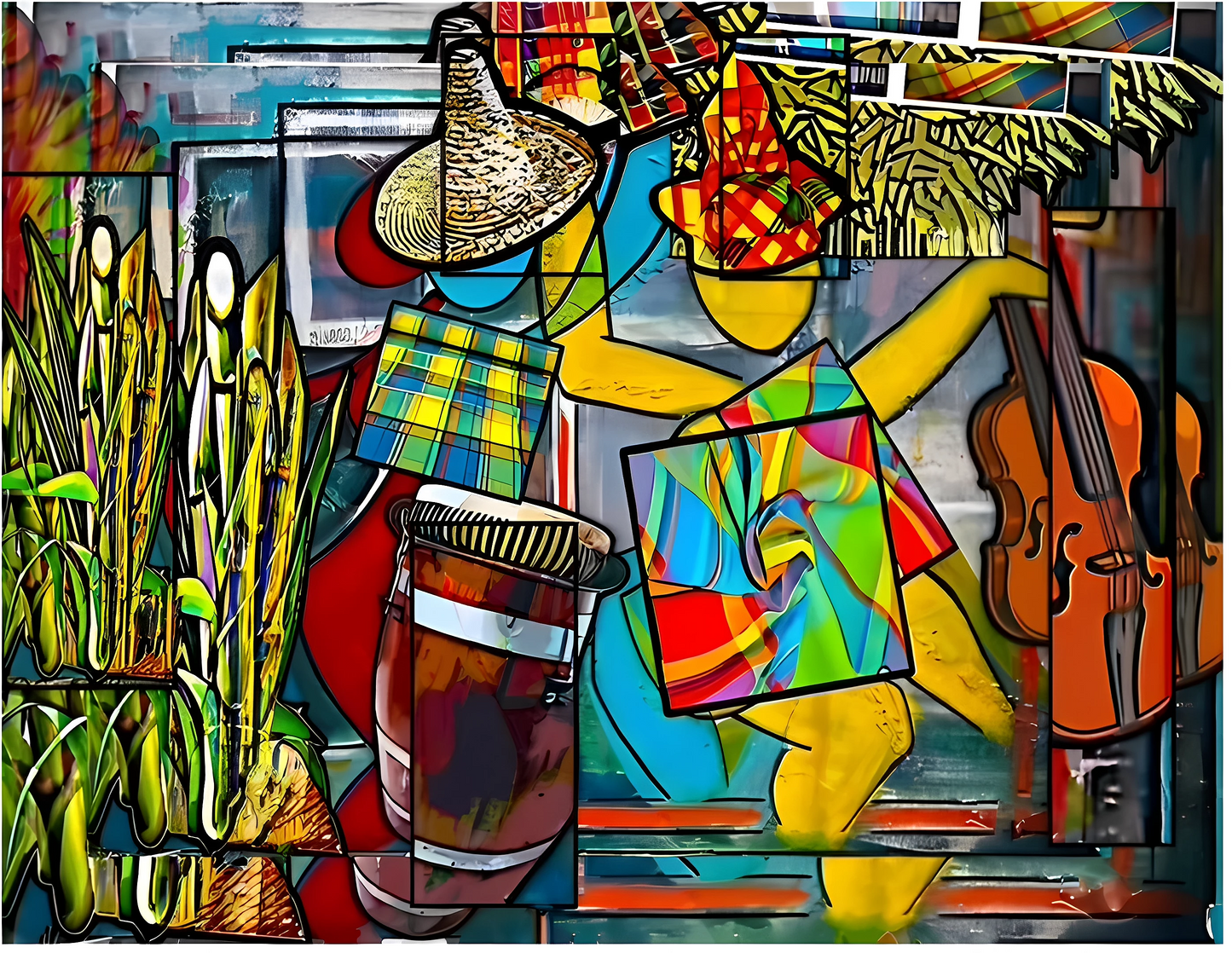 Oeuvre n° 17 . Ambiance Paillote | BABOO MELIBOO