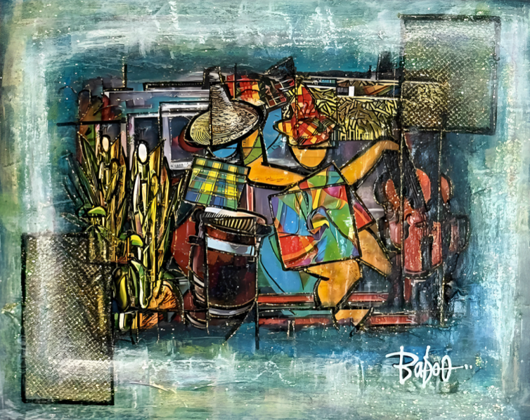 Ambiance Paillote Coruscante — Variation Bleue | BABOO MELIBOO