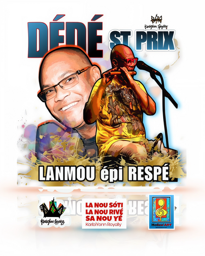 T-Shirt KYRCOLLECTOR - Dédé Saint Prix | Édition "Lanmou épi Respé"